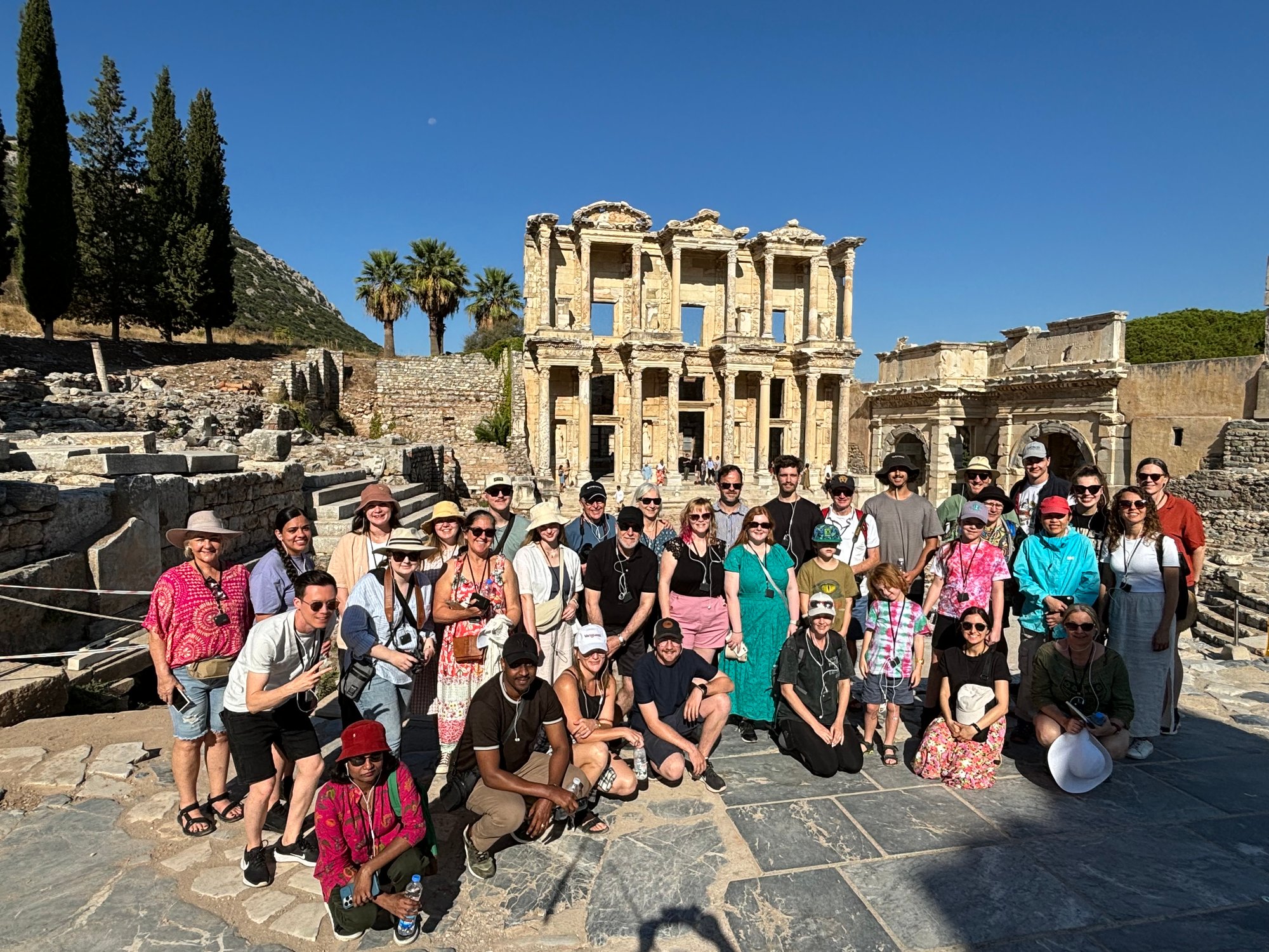The library of Celsus in Ephesus